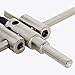 40mm-200mm Adjustable Circle Hole Cutter Set with Wood Metal Hole Saw Drill Bit Tools for Woodworking