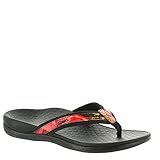 Vionic Womens Tide II Sandal Black Floral Size 9