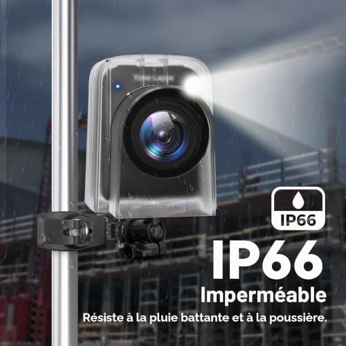 Dsoon Timelapse FHD Camera for Construction, Plants, Weather and Life with 4K Resolution 2.4" TFT HD LCD Screen, 180 Days Standby Waterproof IP66, 64GB TF Card Included