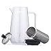 CUSINIUM Cold Brew Iced Coffee Maker - 1 Quart Iced Brewed Tea Maker - Glass Coffee Carafe - Fruit infuser pitcher - Includes Scoop & Clip Spoon