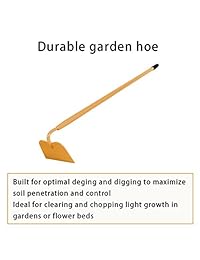 Herramientas de jardín,   Juego de pala de punta redonda, One Piece forjado azada y rastrillo 14T lazo con 48 inch largo mango de acero por gardenall