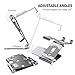 VASIVO 3 in 1 Universal Desktop Aluminum Folding Cellphone Stand Compatible with Watch,iPhone X 6 6s 7 8 Plus, Samsung, Android, Switch, iPad and Tablet