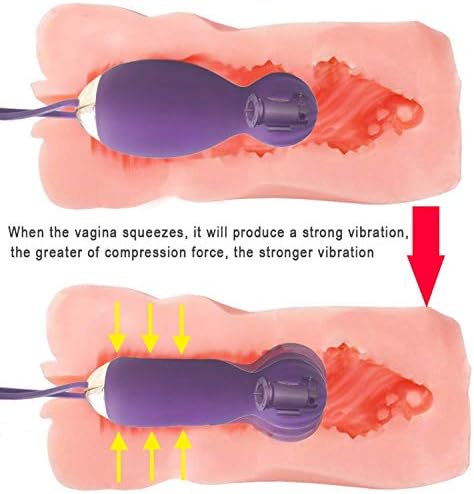 AKIROKY Home-Shop Vib.rators Quality USB Rechargeable 10 Speed Remote Control Wireless Vaginal Ball Vib.rator adult Toys for Women Vaginal Tight Exercise Ball,color