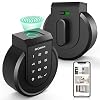 SECURAM Touch Smart Lock Deadbolt, Keyless Entry Door Lock with Fingerprint, Touchpad, High-Security Keys, Remote…