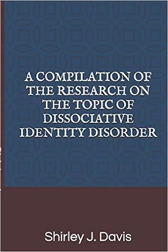 A Compilation Of The Research On The Topic Of Dissociative Identity Disorder Davis Shirley J 9781092193481 Amazon Com Books