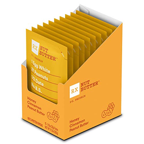 RX Nut Butter Peanut Butter, Honey Cinnamon, Delicious Flavor, 11.3oz Box (10 Count) - Image 3