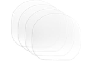 4Pcs Transparent Table Tennis Racket Protective Film, Adhesive Cover for Ping Pong Paddle Rubber Maintenance