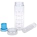 LA Organics Fruit Infuser Water Bottle 24 oz BPA Free Tritan Leak Proof Sport Water Bottle - Free Fruit Infusion Recipe Ebook Gift Included (Blue)