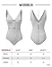 Doublju Sleeveless Ribbed Knit Bodysuit For Women