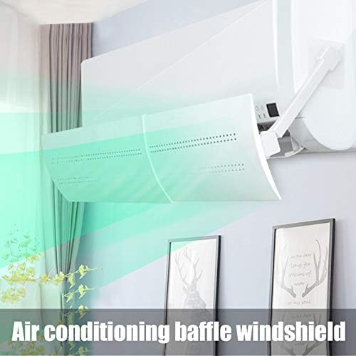 Adealink Retractable Air Conditioner Wind Shield Anti Direct Blowing Cold Wind Deflector Baffle
