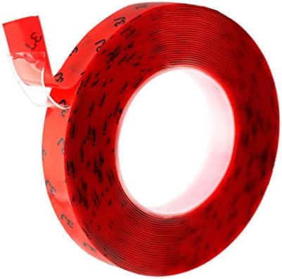 Heavy Duty Mounting Tape Adhesive Strong Tape Weatherproof Sticky Acrylic Double Sided Tape for Industry,Auto and House Décor,Clear(32.8ft x 0.39inch)