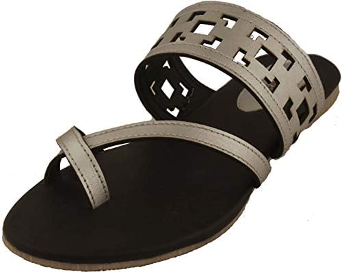 Foot Wagon Ladies Sleepers for Women|Ladies Sleepers for Women |Flats for Women Casual Flat Sandals for Women Black and Black