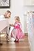 Little Adventures Sleeping Beauty Princess Dress Up Costume (Medium Age 3-5) - Machine Washable Child Pretend Play and Party Dress with No Glitter