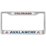 NHL Chrome License Plate Frame