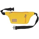Yellow Travel Fanny Pack w/Phone Pocket and Key Ring