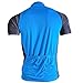 SWISSWELL Short Sleeve Cycling Jersey with Back Patch Pocket Blue Small