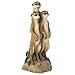 Design Toscano Meerkat Gang Outdoor Garden Animal Statue, 26 Inch, Resin, Full Color Finish