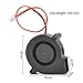 YOTINO 3Pcs 5015 Fan 12V 0.23A 3D Printer Cooling Fan Blower Radial Fan for Prusa i3 Creality CR10(50 x 50 x 15mm, Black)