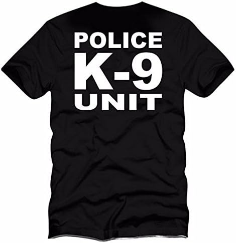K9 Unit Police Black Moisture Wicking Duty T-Shirt