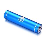 AGS™ Mini 2600mAh Lipstick-Sized Premium Aluminum Power Bank External USB Charger for iPhone, Samsung Galaxy, Android and Other Smart Devices