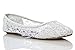 Charles Albert Women's Breathable Crochet Lace Ballet Flat
