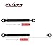 Maxpow 2 Pcs Gas Charged Universal Lift Supports Struts Shocks Springs Dampers Extended Length 10 inches, Compressed Length 6.54 inches, 60lbs Force, 10.2mm Eyelet ends 4037,SG459003