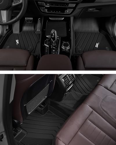 3W BMW X3 G01 2018-2024 / iX3 G08 2021-2025 Thorex™ Car Mats Set of 4 and Tailored Boot Mat Easy Clean Heavy Duty Car Mats and Non-Slip Boot Mat