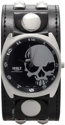 Large Silver Side Skull Band Watch