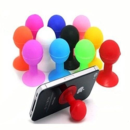 VeewonÂ® 12pcs Generic Multicolor Rubber Suction Ball Stand Holder for Ipod Touch Iphone 6 /6plus-random Different Colors (Random)