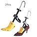 Zamango Pair of Women High Heel Shoe Stretcher，2-Way Plastic Adjustable Ladies Professional Shoe Tree For USA Women's Size 4.5 - 9.5 Yellow