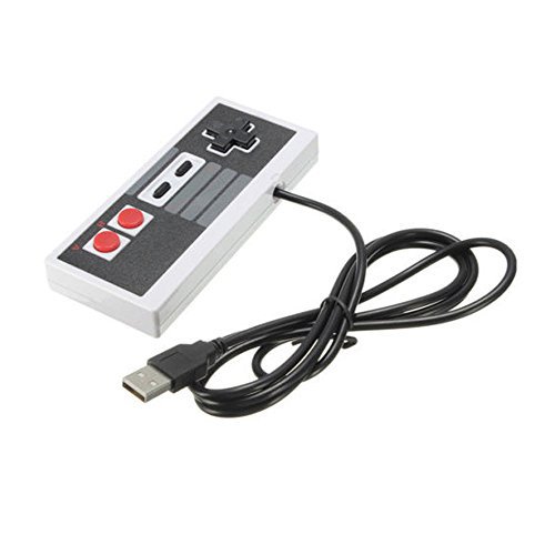 2 Packs USB Controller for NES, Classic USB Famicom Game Gaming Controller Joypad Gamepad for Laptop Computer Windows PC/MAC/Raspberry Pi