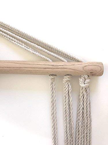 habeig Hängesessel gepolsterte Hängeschaukel bis 150 kg Hängestuhl – Bild 5