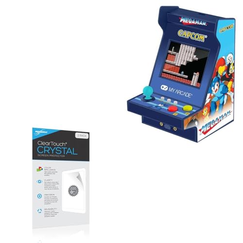 BoxWave Screen Protector Compatible With My Arcade Mega Man Nano Player Pro - ClearTouch Crystal (2-Pack), HD Film Skin - Shields From Scratches