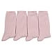 MIRMARU Women’s Everyday 4Pairs Solid Colors Cotton Blend Casual Crew Socks.