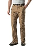 CQR Men’s Convertible Pants Zipp Off Stretch Durable UPF 50+ Quick Dry Cargo Shorts Trousers TXP402/TXP401