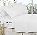 Elegant Comfort Luxury Best, Softest, Coziest 6-Piece Bed-in-a-Bag Comforter Set on Amazon Silky Soft Complete Set Includes Bed Sheet Set with Double Sided Storage Pockets, Twin/Twin XL, White