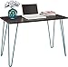 Ameriwood Home Owen Retro Desk, Espresso/Teal