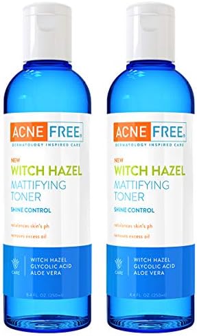 acnefree witch hazel mattifying toner