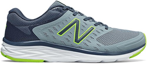 New Balance Men s 490v5 Responsive Running-Shoes, Grey/Lime, 10.5 4E US