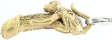 Thai amulet pendant "monkey Paladkik"penis powerful love attraction charm love rich good lucky.
