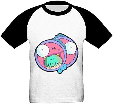 Baby Children Alien Monster Short Sleeved Shoulder Clothing T-Shirt Kids Black 2 Toddler
