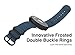 MoKo Watch Band Compatible with Garmin Forerunner 235/220/230/620/630/735XT/Approach S20/S6/S5, Premium Woven Nylon Adjustable Replacement Strap with Double Ring - Blue
