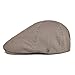 VOBOOM Ivy caps Herringbone Cotton Flat caps Light Newsboy caps Cabbie Hat (Gray)