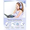 Bluetooth-Kids-Headphones-iCleverColorful-Lights-LED-Kids-Headphones-Wireless-and-Wired-with-MIC-Volume-Control-Foldable-for-SchoolTravel iClever Bluetooth Kids Headphones, BTH03 Colorful LED Lights Kids Wireless Headphones with MIC, Volume Control, Stereo…