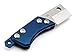 Ccanku C22 Folding Knife D2 Blade Knife TC4 Titanium Handle Camping Outdoor EDC Tool Knives(Blue-T) …