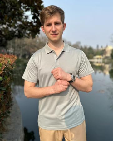 PINSPARK 3 Pack: Men's Golf Polo Shirts Multipacks Quick Dry Short Sleeve Collared Shirt Summer Casual Polos Shirts for Men