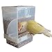 Old Tjikko Parrot Automatic Feeder,No-Mess Bird Feeder,Cage Accessories for Budgerigar Canary Cockatiel Finch Parakeet Seed Food Container (Hooked Bird Feeder)thumb 1