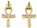 GWOOD Ankh Earrings Gold Color Post Style Positive Spirit Egyptian