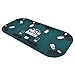 Giantex Folding Poker Table Top Portable Casino Poker Tables Four Fold 8 Player Poker Table Top w/Carrying Case (Green)