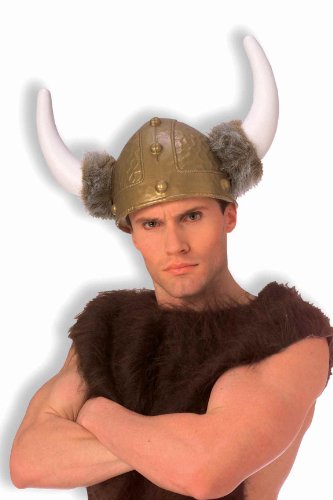 Forum Deluxe Viking Helmet with Horns Costume